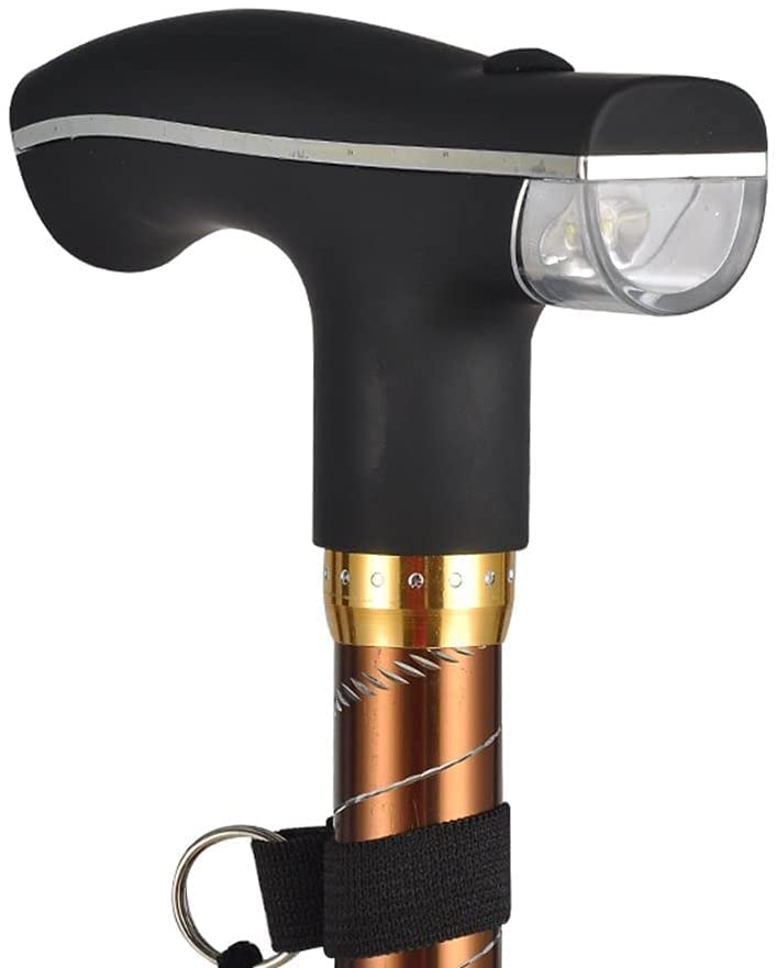 Bastón Ortopédico 4 Patas con Luz LED