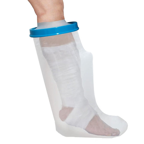 Image of Protector Impermeable de Baño para Pierna