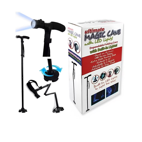 Image of Bastón Plegable con Linterna LED