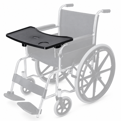 Image of Mesa portátil universal para silla de ruedas.