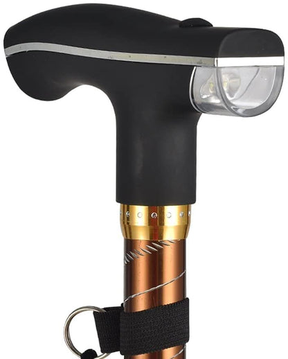 Bastón Ortopédico 4 Patas con Luz LED