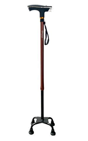 Bastón Ortopédico 4 Patas con Luz LED