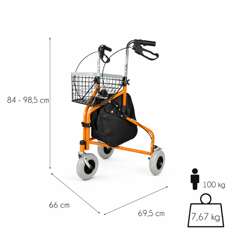 Image of Andadera con 3 ruedas