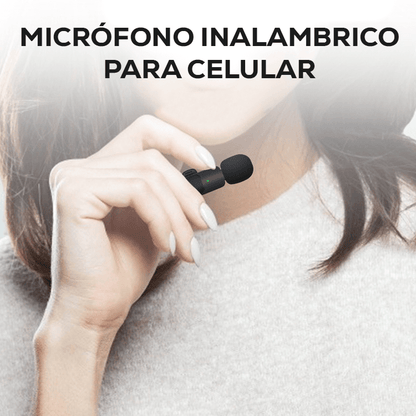 Microfono inalámbrico para Celular [Aislador de sonido] - MATE TIENDA
